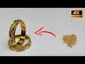 How do they diamond cut on pure gold bands ?