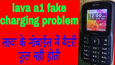 lava a1 fake charging solution।।lava mobile fake charging solution।।lava a1 phone fake charging prob