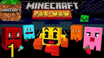 Pac-Man Minecraft - Gameplay Walkthrough - Tutorial (iOS)