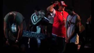 Skinny Man (UK Legend) vs Saint (N-Dubz Support) - MC Rap Battle (2004)