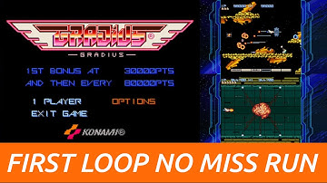 Gradius [PSP/Arcade] - First Loop No Miss 1CC 373,600 pts (Gradius Collection)