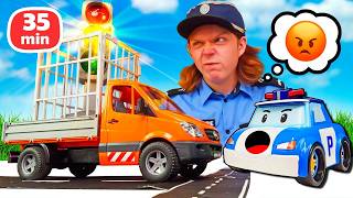 Le Gendarme des Jouets et ses histoires drôles. Compilation de vidéos pour les enfants