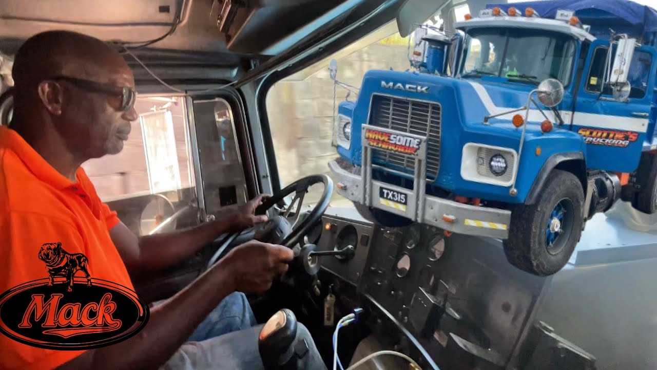 Scottie shifting 8 speed mack(scottie’s trucking)