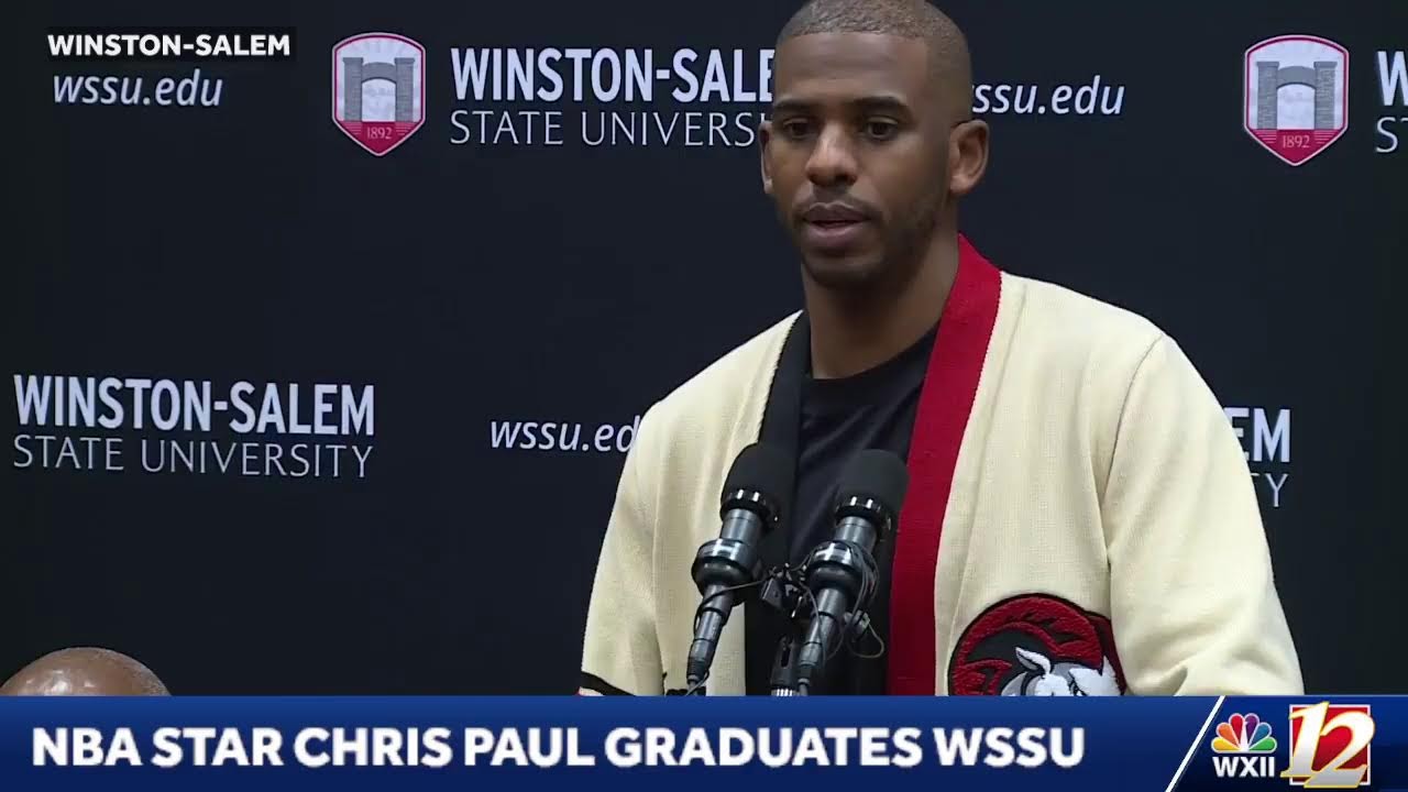 Phoenix Suns Chris Paul graduates from HBCU WinstonSalem State