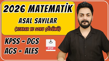 ASAL SAYILAR TEKRAR VE SORU ÇÖZÜMÜ 2026 KPSS DGS AGS ALES