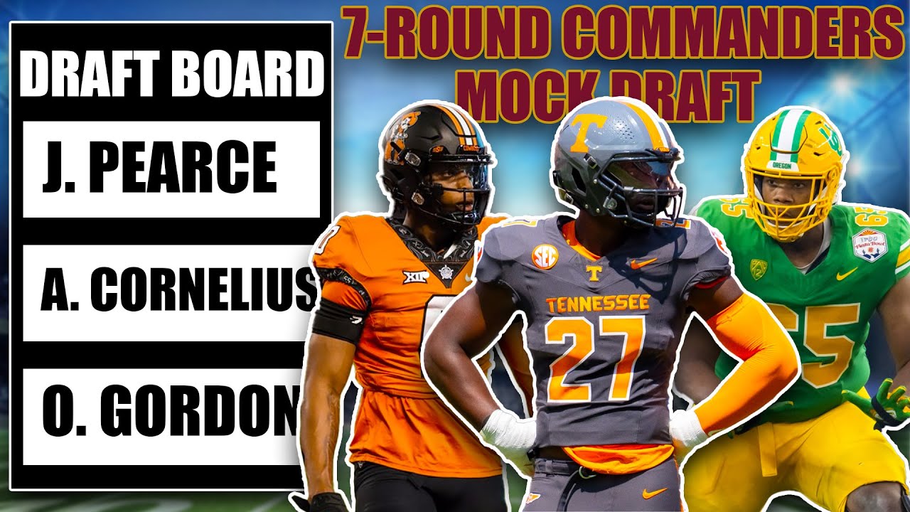 7-Round Commanders Mock Draft | Post Free Agency