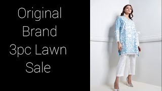 Original Brand 3PC Sale on Wholesale Price : Khaadi Lawn 2020 | Market in Pakistan