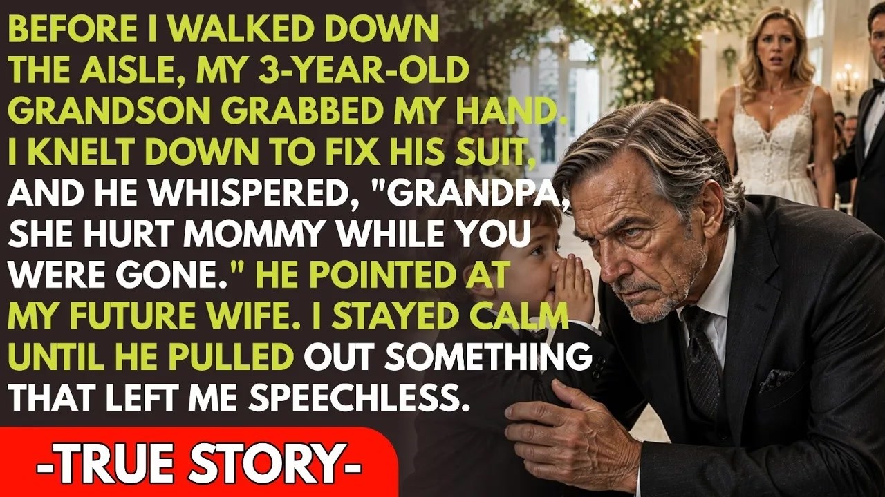 „Opa, mama huilt heel veel. Ze heeft mama vaak pijn gedaan.” Die woorden fluisterde mijn driejarige kleinzoon in mijn oor, veertig minuten voordat ik zou trouwen met de vrouw die aan het einde van...