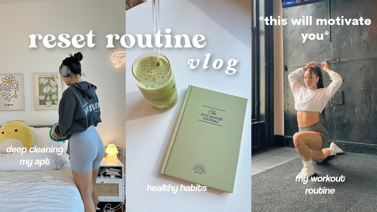 *productive* LIFE RESET: how to get back into a routine, reorganizing ...