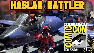 HasLab Rattler SDCC Display! Take a look at Hasbro Pulse booth display Cobra Gijoe Classified