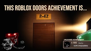 A-1000 Achievement is *TOO EASY* (Roblox Doors)