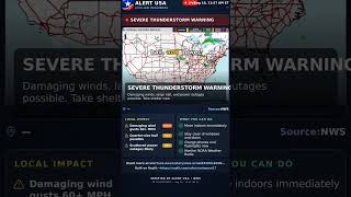 SEVERE THUNDERSTORM WARNING