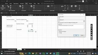 What-If Analysis BSCIT SEM 6 PRACTICAL NO 6