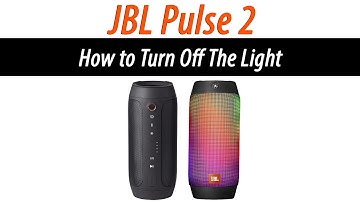 JBL Pulse 2 - How to Turn the Lights Off