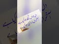 Diley nadan Kalame ghalib calligraphy with cut marker #top #calligraphy #trending #satisfying #urdu