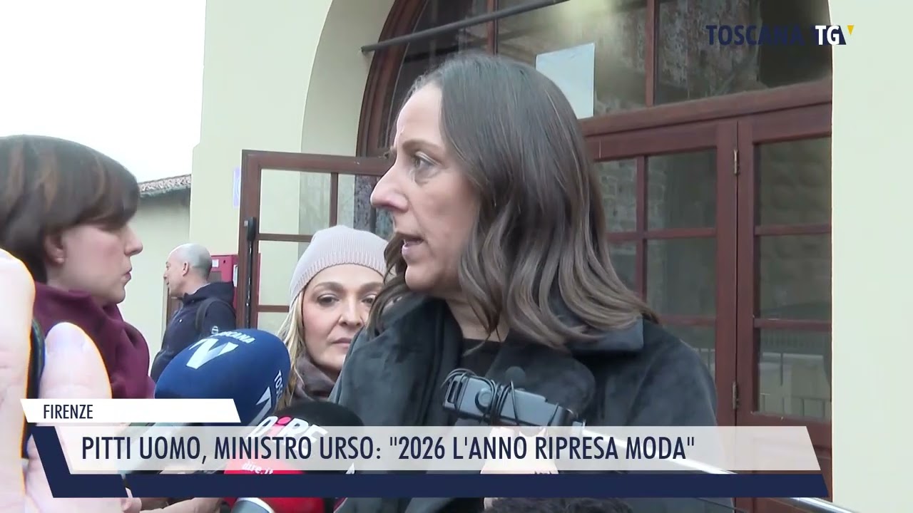 2026-01-13 FIRENZE - PITTI UOMO, MINISTRO URSO,  2026 L'ANNO RIPRESA MODA