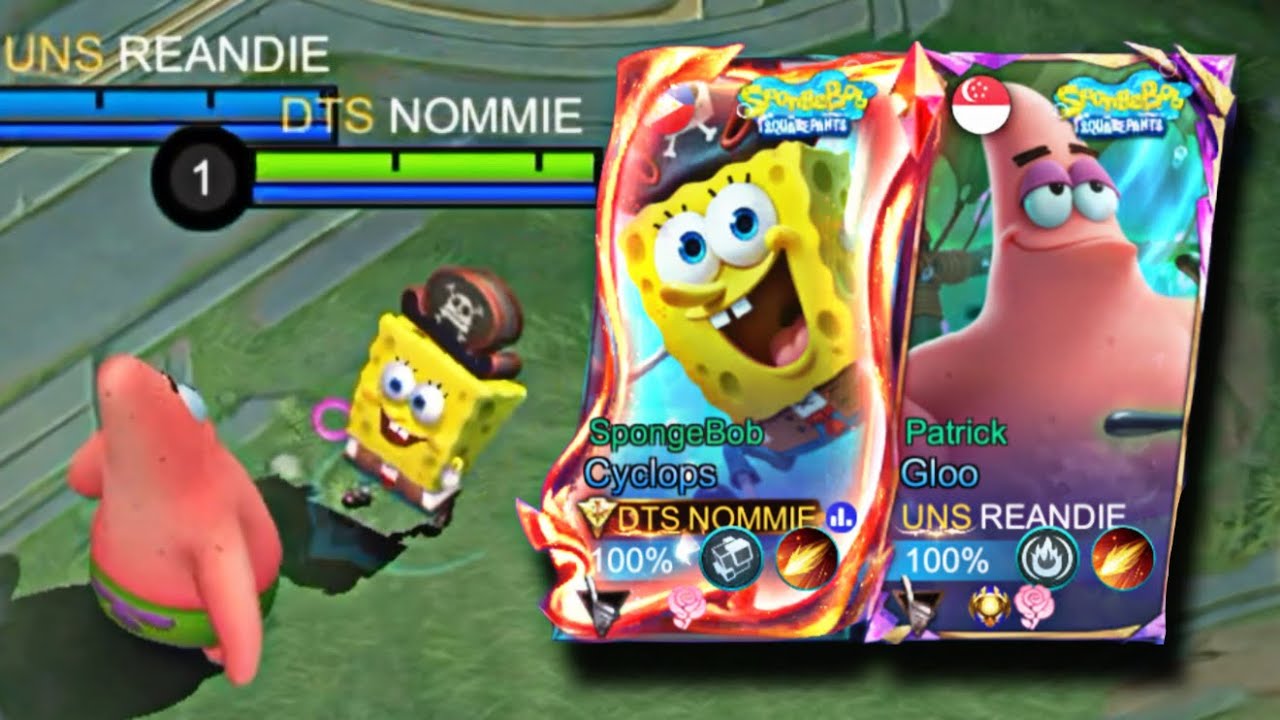 SPONGEBOB & PATRICK FT AYANG !! SUPER SUPER SERUU BGTT