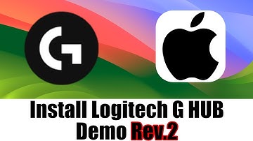 Install Logitech G HUB in macOS Sonoma Demo Rev2 ⌨️🖱️💻🖥️