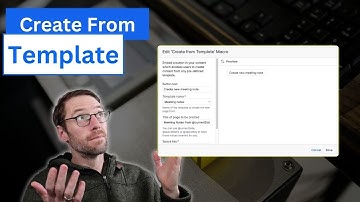 Create from template macro | Explained in 4 minutes