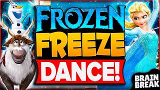 Frozen Freeze Dance Party | Brain Break | Kids Dance | Brain Breaks For Kids | GoNoodle