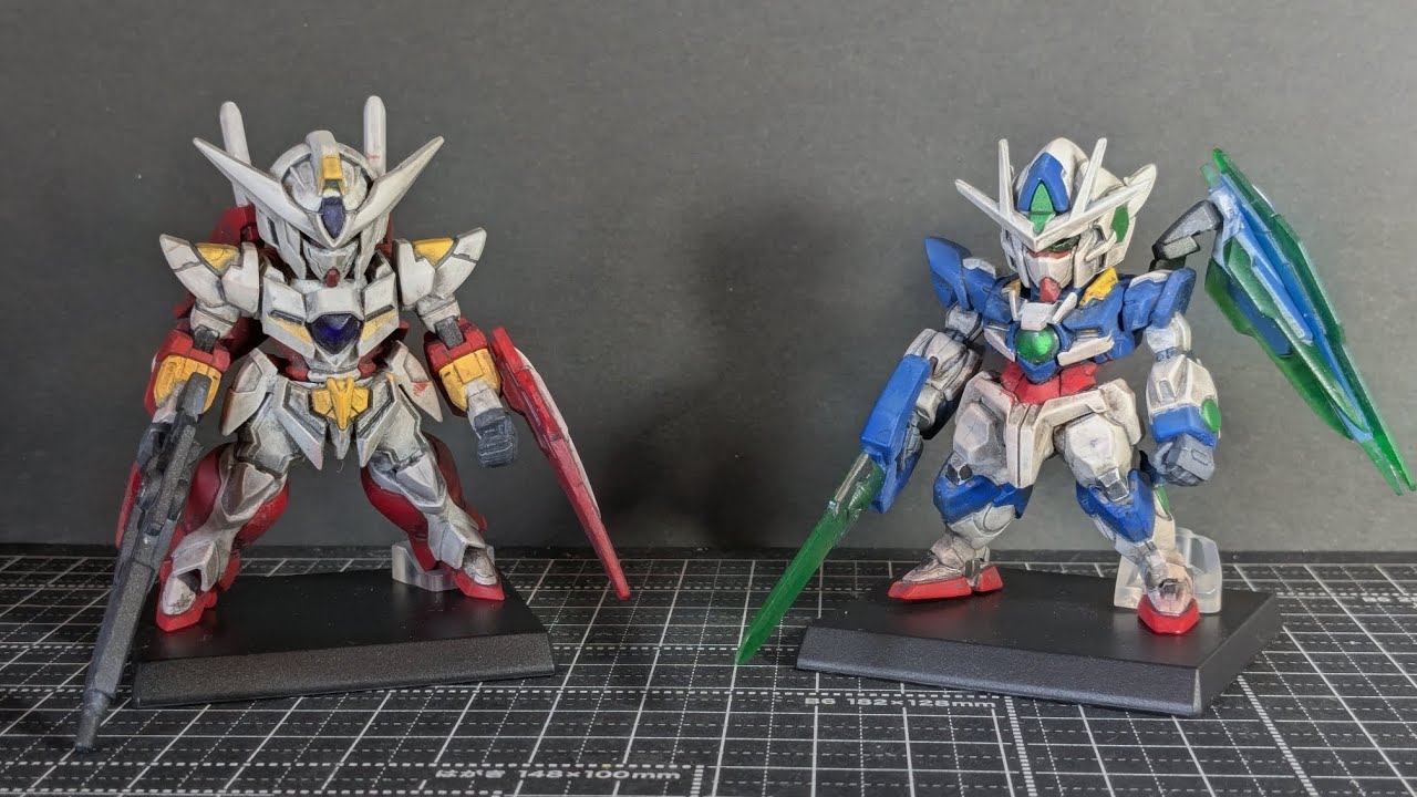 Gundam Converge #29 BOX Opening & Painting Part 1] 00 Qan[T