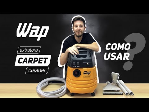 Como usar a EXTRATORA WAP CARPET CLEANER? | ACADEMY