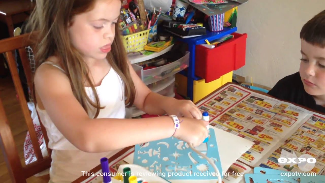 crayola color wonder mess free airbrush review by carie d youtube