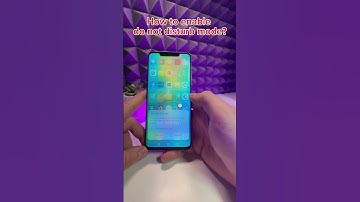 HOW TO ENABLE DO NOT DISTURB MODE ON HUAWEI MATE 20 PRO? #huaweimate20pro #android #fyp #tutorial