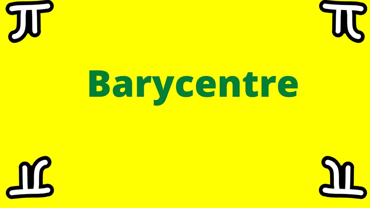 Les propriétés du barycentre à travers un exercice