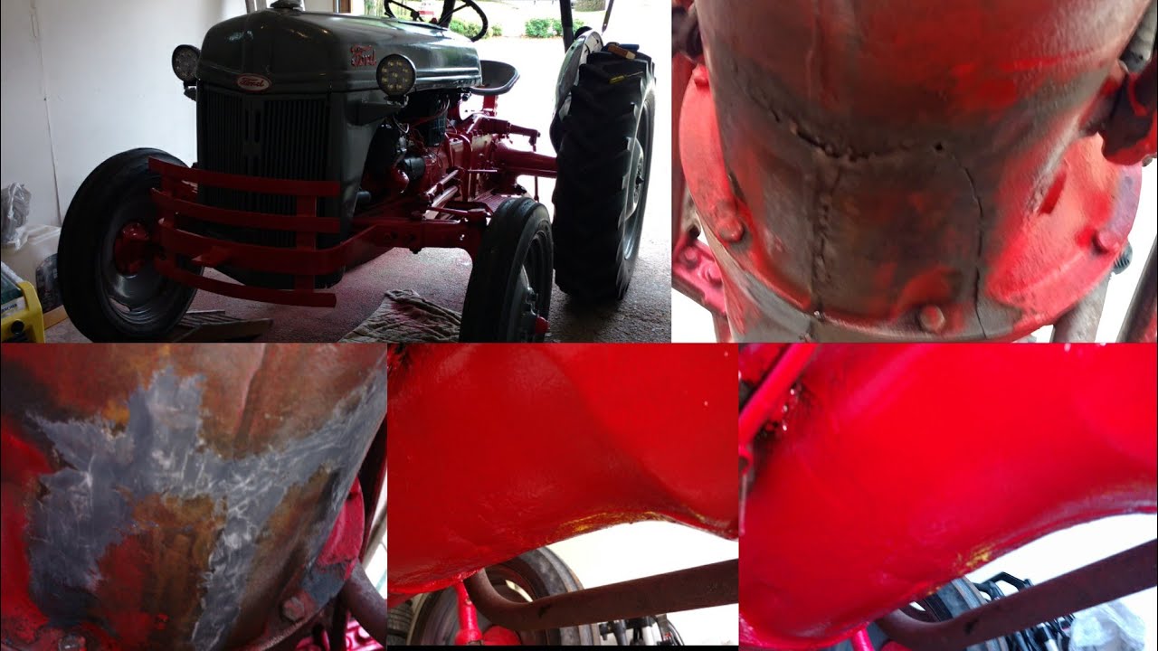 Repairing a Cracked Bell Housing on a Ford 8N Farm Tractor Part 2 YouTube