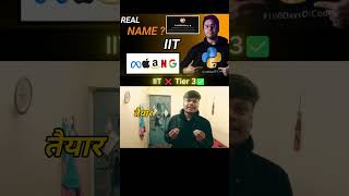 code with Harry , chai and code , striver dsa , shradha khapra , iit , tier 3 , job , viral reel