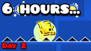 🔴 BEATING 6 HOUR GD LEVEL 4% (EATEOT)🔴Day 2🔴I'M SUPER COOKED