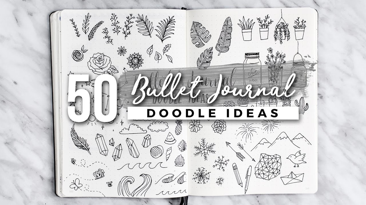 50 Bullet Journal Doodle Ideas!