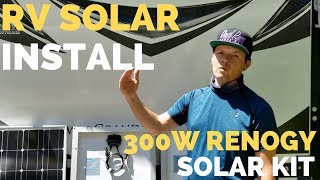 ☀Renogy 300w Solar Kit Install | How to RV Full Time Tips