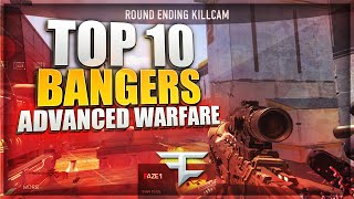 FaZe Agony: TOP 10 BANGERS #8 - (Advanced Warfare Trickshots & Sniper Clips)