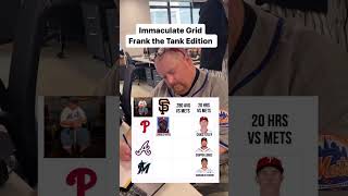Celebrity Frank Fleming completes his Custom Immaculate Grid Wealth