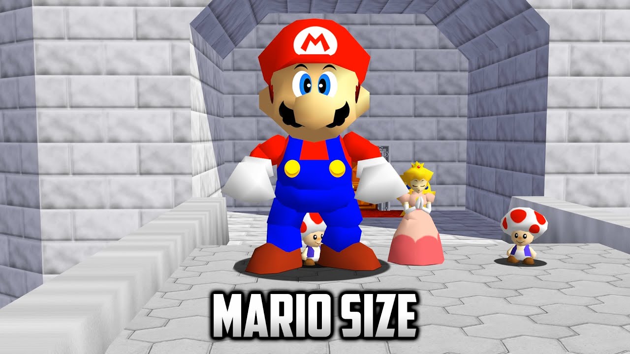 ⭐ Super Mario 64 PC Port - Mario Size v1.0.1
