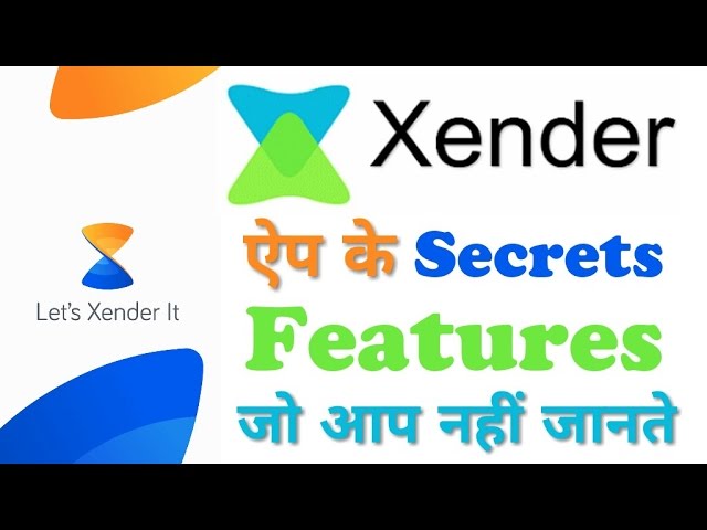 Xender App Hidden & Secrets Features.