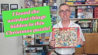 Celebrity Weird, hidden things are everywhere in this Ravenburger jigsaw puzzle, "The Christmas Cupboard". Wealth