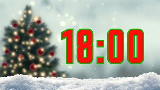 18 minute snow timer (Snowfall Tones at the End)🎵⏰