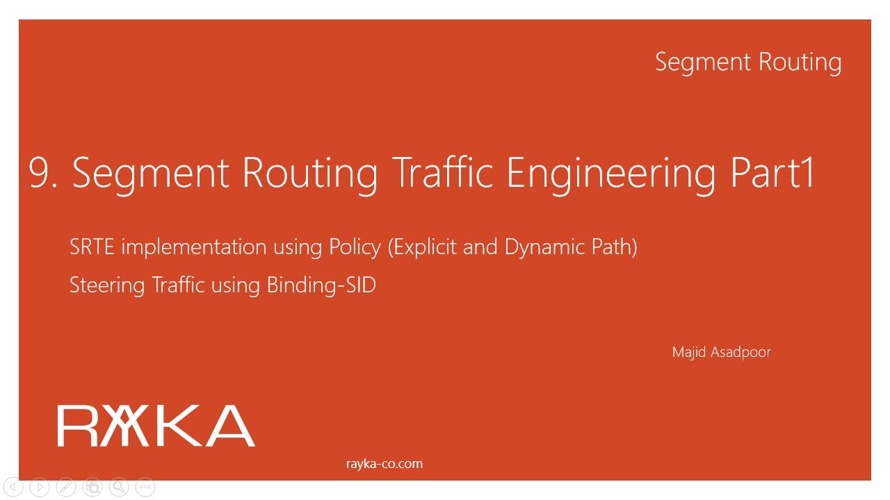 9. Segment Routing Traffic Engineering _SRTE Part1 - RAYKA (are