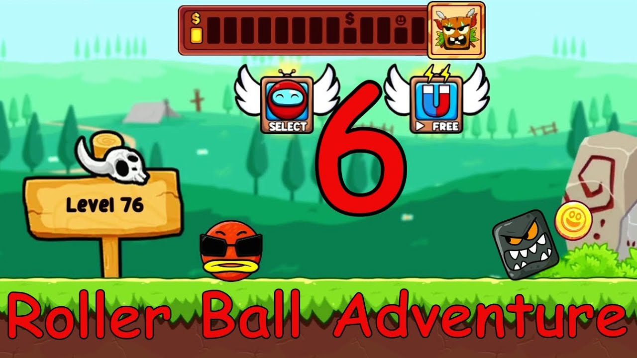 Прохождение Roller Ball Adventure: Bounce Ball Hero - Часть 6/Уровни 76-90