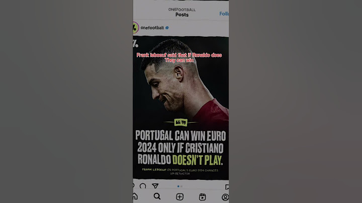 Frank Leboeuf said they don’t need Ronaldo to win euro😭 But they don’t know who carried Portugal