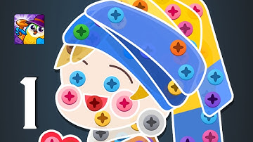 Screw Master: Nuts Jam Puzzle Gameplay Walkthrough Part 1 - Level 1 ~ 9 (Android, IOS)