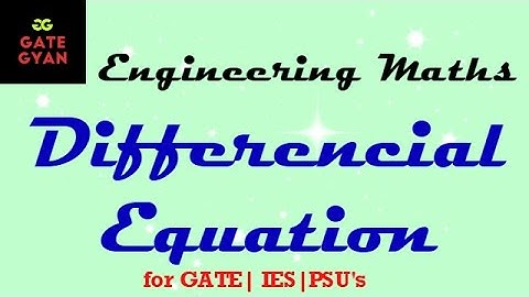 5.2 Differential equation