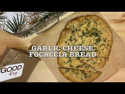 Video: Focaccia With Garlic And Cheese