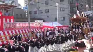 2015 0918 00136 ２回目試験曳き 貝源 大北町 岸和田だんじり祭