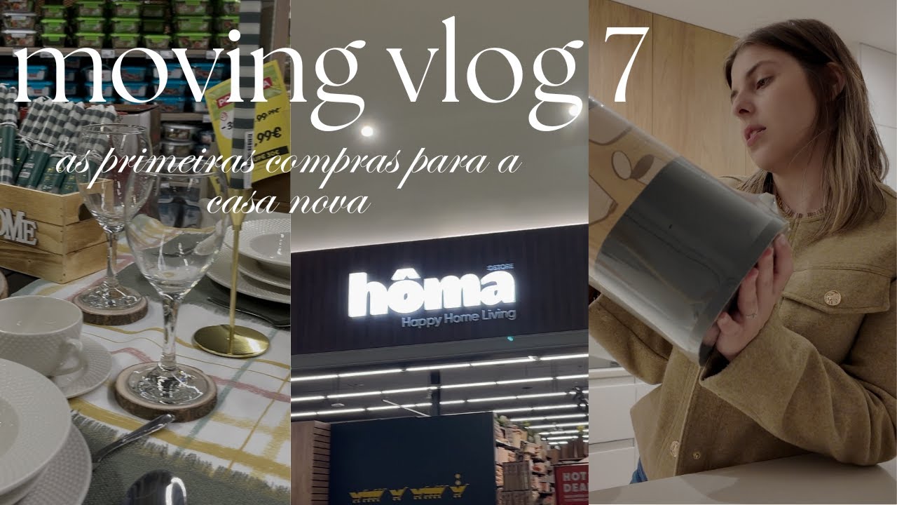 Moving vlog 7 | As primeiras Compras para a Casa Nova 🛒 🛍️