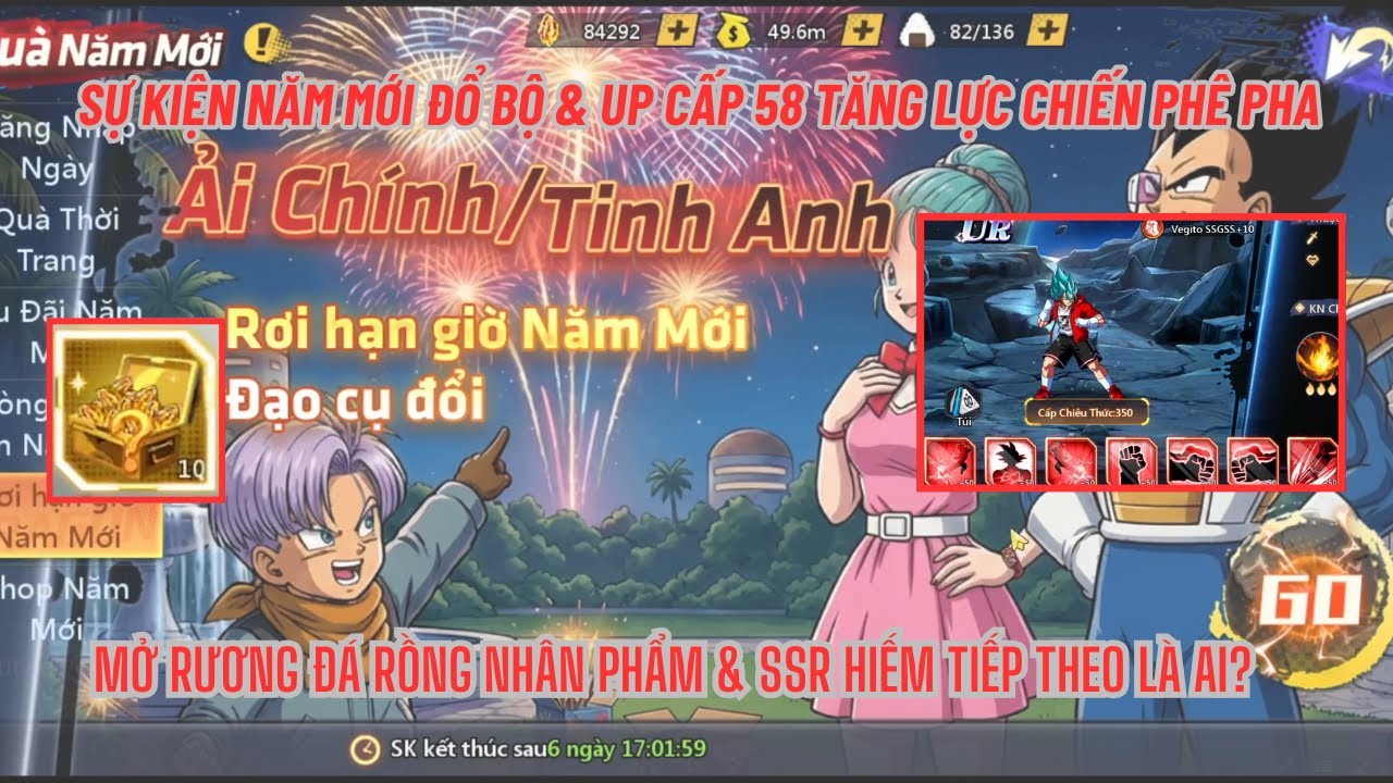 COMBO THỨC TỈNH #13 - Sự kiện NĂM MỚI & Share giftcode năm mới - Mở rương đá rồng ngẫu nhiên hấp dẫn