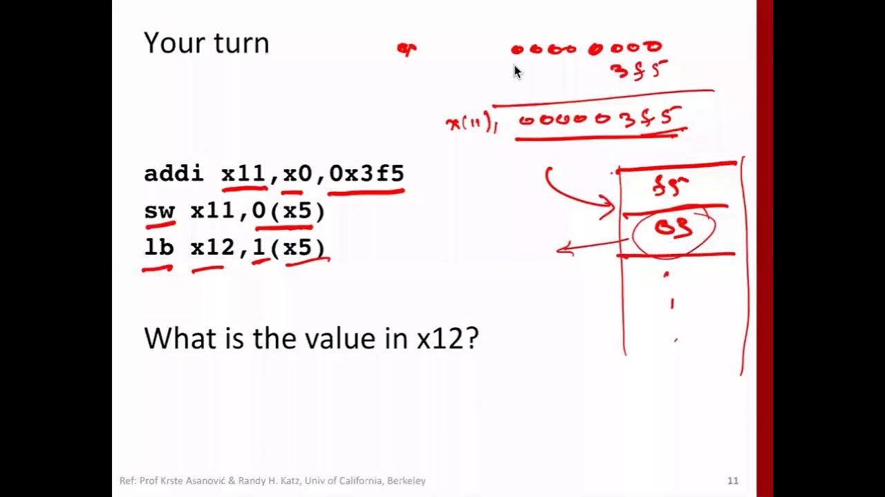 CS211 Lecture 13 RISC V Instructions Logical, Shift - YouTube